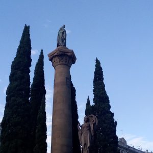 Monumento a Jacinto Verdaguer Reformas Barcelona