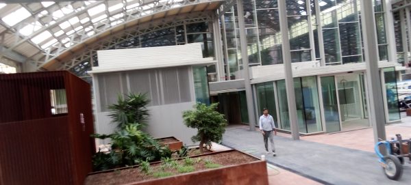 Mercado de la Abaceria - Gràcia - Barcelona reforma del mercado - entrega octubre 2026 áreas públicas con jardines y árboles